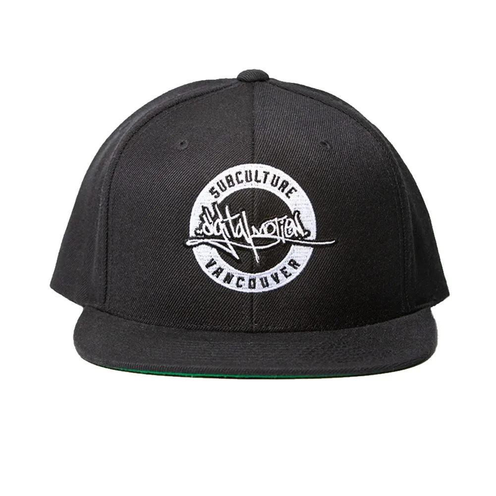 Digital Motion Logo Snapback (White)